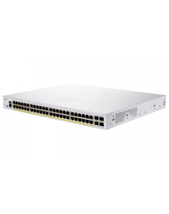 Cisco switch CBS250-48P-4G, 48xGbE RJ45, 4xSFP, PoE+, 370W (CBS25048P4GEURF) główny