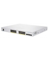 Cisco switch CBS350-24P-4G, 24xGbE RJ45, 4xSFP, fanless, PoE+, 195W (CBS35024P4GEURF) - nr 1
