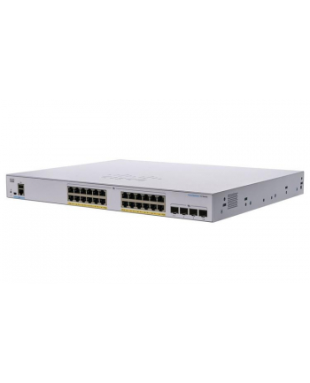 Cisco switch CBS350-24P-4X, 24xGbE RJ45, 4x10GbE SFP+, fanless, PoE+, 195W (CBS35024P4XEURF)