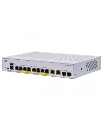 Cisco switch CBS350-8P-2G, 8xGbE RJ45, 2xGbE RJ45/SFP, fanless, PoE+, 67W (CBS3508P2GEURF) nr 2