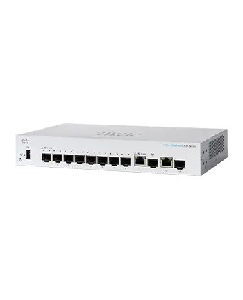 Cisco switch CBS350-8S-E-2G-EU, 8xGbE SFP, 2xGbE RJ45/SFP (CBS3508SE2GEURF)
