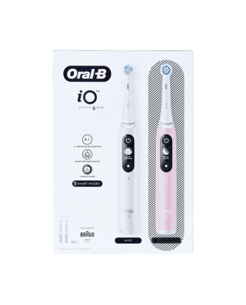Oral-B iO Series 6 Duo White Pink Sand