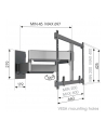 Vogels TVM 5855 obrotowy uchwyt do telewizora 55-100'' - nr 1