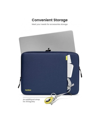 Tomtoc Defender A13 na MacBooka, szary 16'' (A13E11G)
