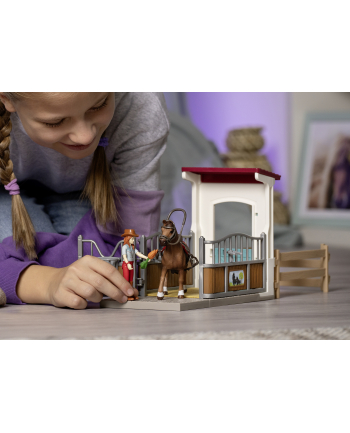 Schleich 42710 Boks dla konia Hannah 'amp; Cayenne