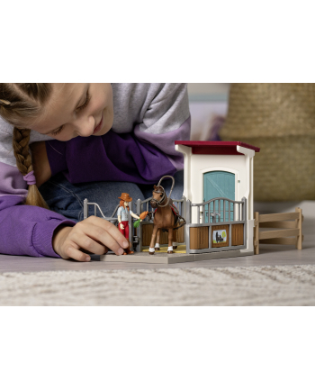 Schleich 42710 Boks dla konia Hannah 'amp; Cayenne