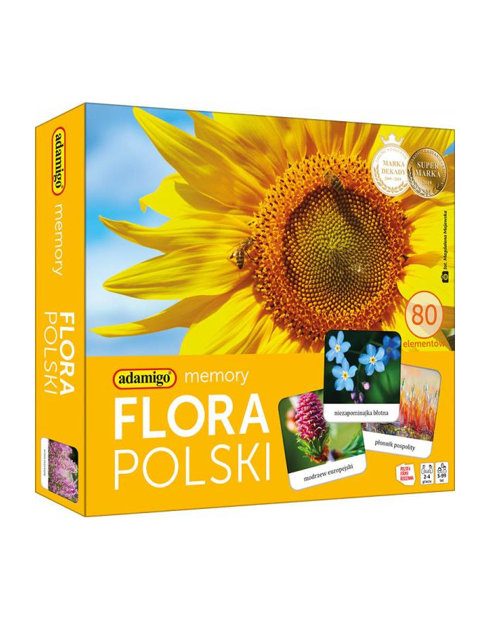 Memory Flora Polski gra pamięciowa ADAMIGO główny