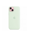 apple Etui silikonowe z MagSafe do iPhonea 15 Plus - pastelowa mięta - nr 2