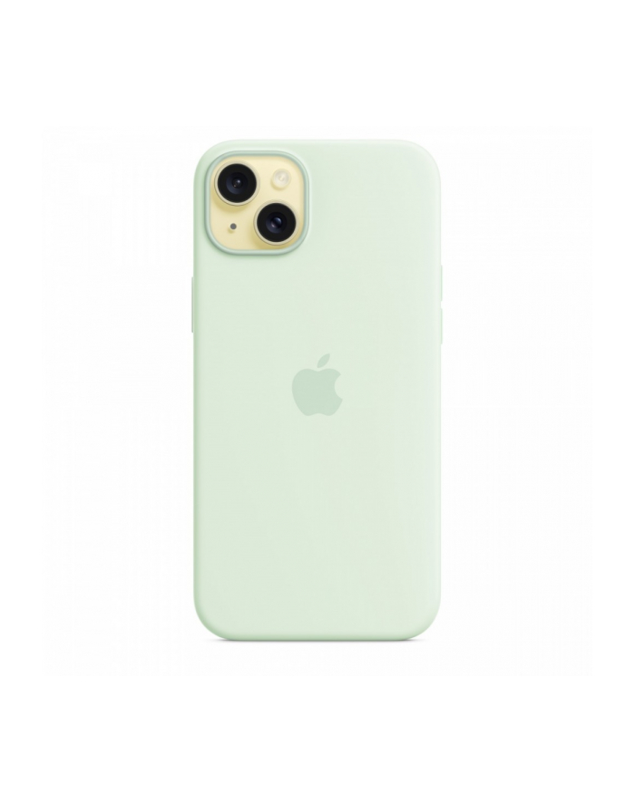 apple Etui silikonowe z MagSafe do iPhonea 15 Plus - pastelowa mięta główny