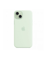 apple Etui silikonowe z MagSafe do iPhonea 15 Plus - pastelowa mięta - nr 4