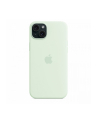 apple Etui silikonowe z MagSafe do iPhonea 15 Plus - pastelowa mięta - nr 5
