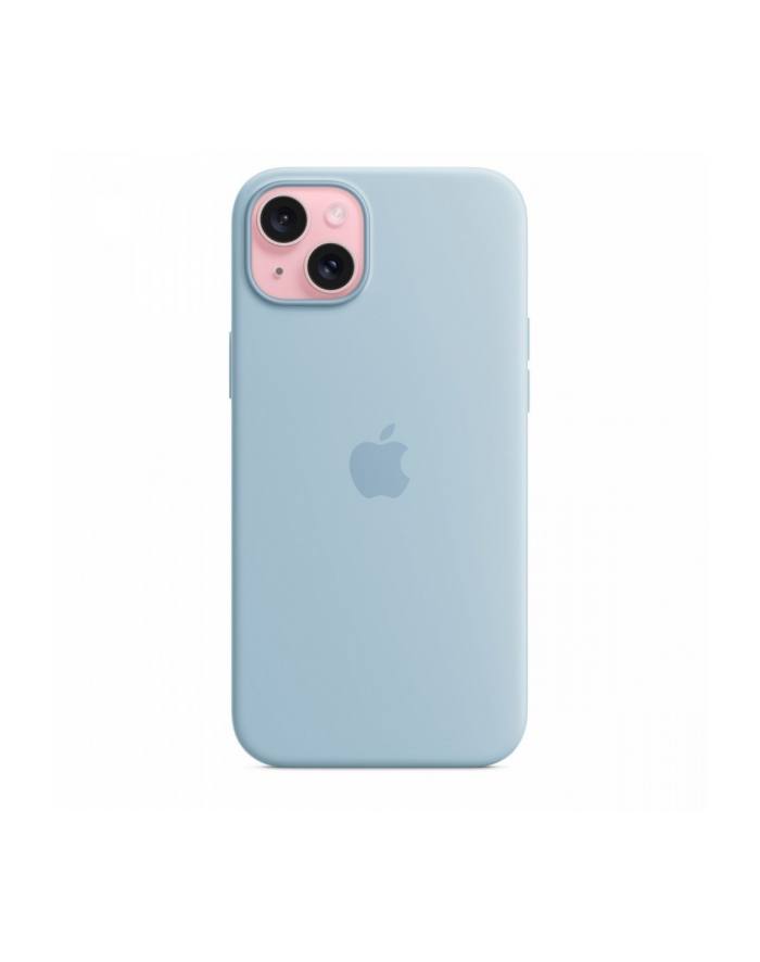 apple Etui silikonowe z MagSafe do iPhonea 15 Plus - jasnoniebieskie główny