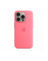 apple Etui silikonowe z MagSafe do iPhonea 15 Pro - różowe - nr 2