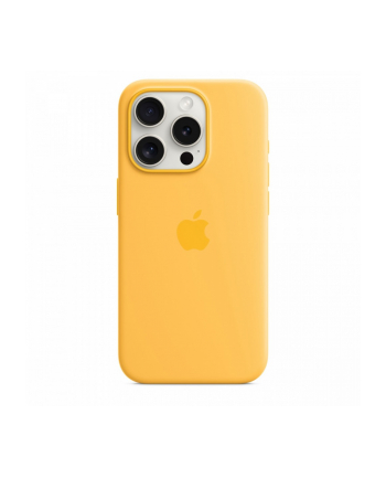 apple Etui silikonowe z MagSafe do iPhonea 15 Pro - sunshine