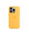 apple Etui silikonowe z MagSafe do iPhonea 15 Pro - sunshine - nr 2