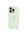 apple Etui silikonowe z MagSafe do iPhonea 15 Pro - pastelowa mięta - nr 1