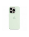 apple Etui silikonowe z MagSafe do iPhonea 15 Pro - pastelowa mięta - nr 2