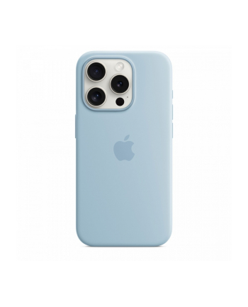 apple Etui silikonowe z MagSafe do iPhonea 15 Pro - jasnoniebieskie