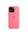 apple Etui silikonowe z MagSafe do iPhonea 15 Pro Max - różowe - nr 4