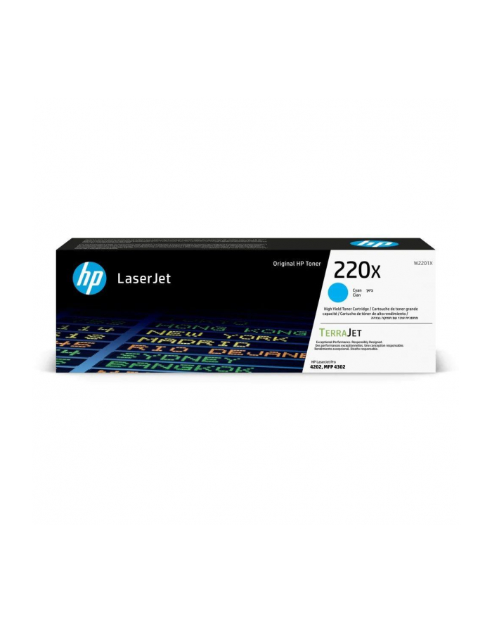 hp inc. Toner 220X W2201X cyan główny