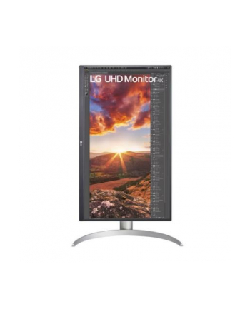  Monitor LG 27” 27UP85NP-W UHD 4K, IPS, USB-C, VESA DisplayHDR™ 400 z wbudowanymi głośnikami