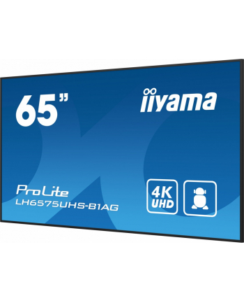 iiyama Monitor wielkoformatowy 65 cali LH6575UHS-B1A G,24/7,IPS,ANDROID.11,4K