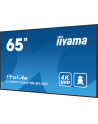 iiyama Monitor wielkoformatowy 65 cali LH6575UHS-B1A G,24/7,IPS,ANDROID.11,4K - nr 25