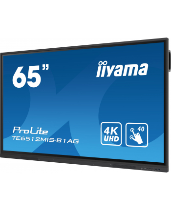iiyama Monitor 65 cali ProLite TE6512MIS-B3 AG,40pkt,IPS,4K,24/7