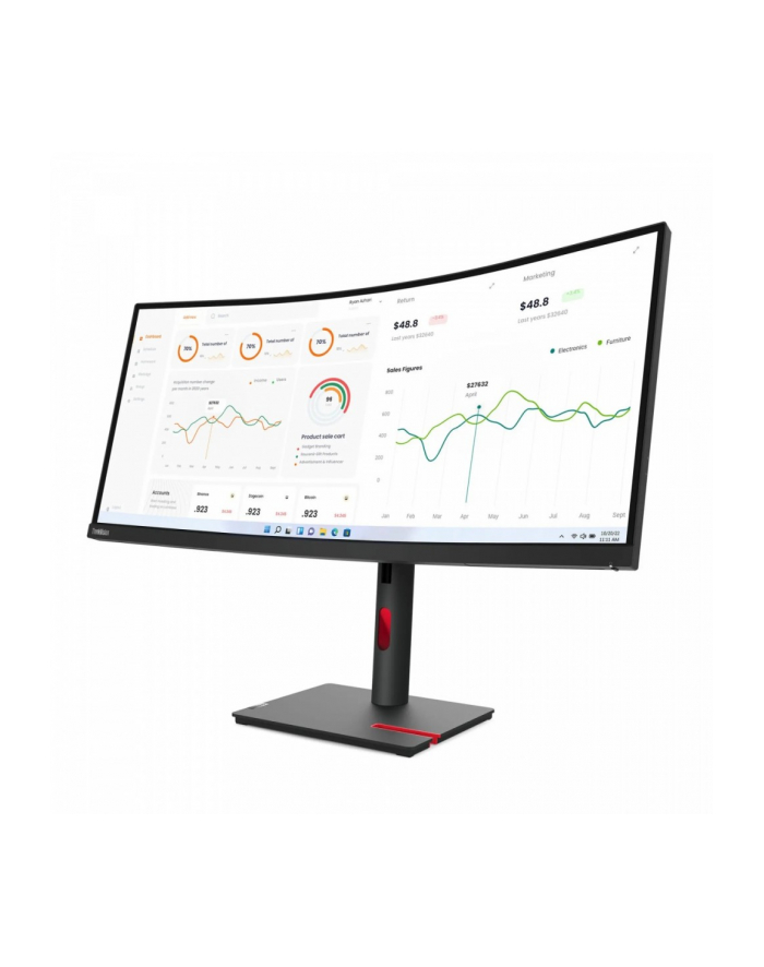 lenovo Monitor 34.0 ThinkVision T34w-30 WLED LCD 63D4ZAT1(wersja europejska) główny