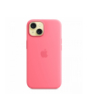 apple Etui silikonowe z MagSafe do iPhonea 15 - różowe - nr 3