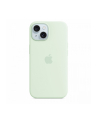 apple Etui silikonowe z MagSafe do iPhonea 15 - pastelowa mięta - nr 1