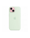 apple Etui silikonowe z MagSafe do iPhonea 15 - pastelowa mięta - nr 2