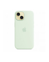 apple Etui silikonowe z MagSafe do iPhonea 15 - pastelowa mięta - nr 3