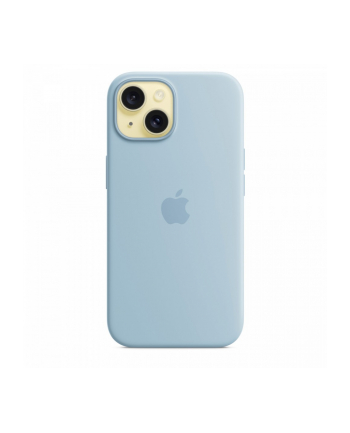 apple Etui silikonowe z MagSafe do iPhonea 15 - jasnoniebieskie