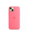 apple Etui silikonowe z MagSafe do iPhonea 15 Plus - różowe - nr 4