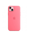 apple Etui silikonowe z MagSafe do iPhonea 15 Plus - różowe - nr 7