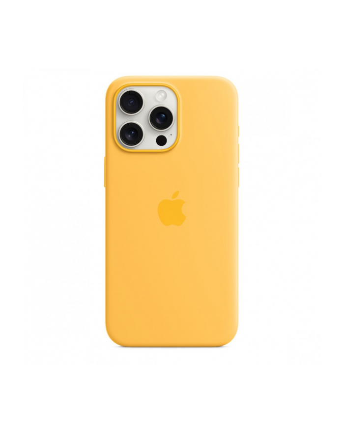 apple Etui silikonowe z MagSafe do iPhonea 15 Pro Max - sunshine główny