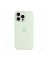 apple Etui silikonowe z MagSafe do iPhonea 15 Pro Max - pastelowa mięta - nr 1