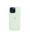 apple Etui silikonowe z MagSafe do iPhonea 15 Pro Max - pastelowa mięta - nr 3