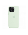 apple Etui silikonowe z MagSafe do iPhonea 15 Pro Max - pastelowa mięta - nr 4