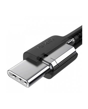 aukey CB-CD45 nylonowy kabel Quick Charge USB C - USB C | 0,9m | 3A | 60W PD | 20V