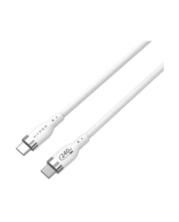 hyperdrive Kabel Hyper Juice 240W Silicone USB-C to USB-C Cable 1m White