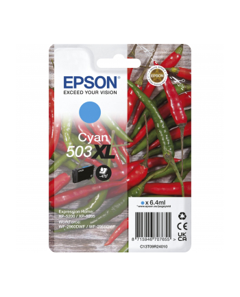 Epson 503XL Błękitny 6.4ml  XP520x/WF296x