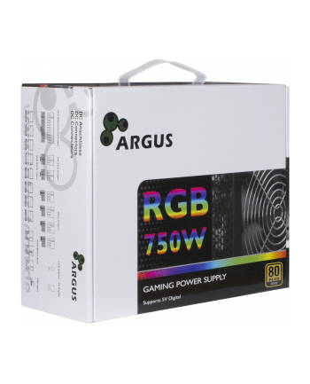 Inter-Tech Argus RGB-750W CM II moduł zasilaczy 20+4 pin ATX ATX Czarny