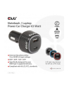 Club 3D Club3D Auto Nabíječka Pro Notebooky 63W 2 Porty USB-C/USB-A CAC-1922 - nr 30