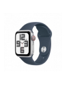 Apple Watch SE 2023 GPS+Cellular Koperta 40mm Z Aluminium W Kolorze Srebrnym Z Paskiem Sportowym W Kolorze Sztormowego Błękitu (MRGM3QCA) - nr 1