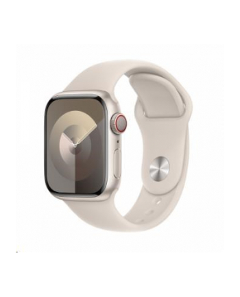 Apple Watch Series 9 GPS+Cellular Koperta 41mm Z Aluminium Księżycowa Poświata Z Paskiem Sportowym Księżycowa Poświata (MRHN3QCA)
