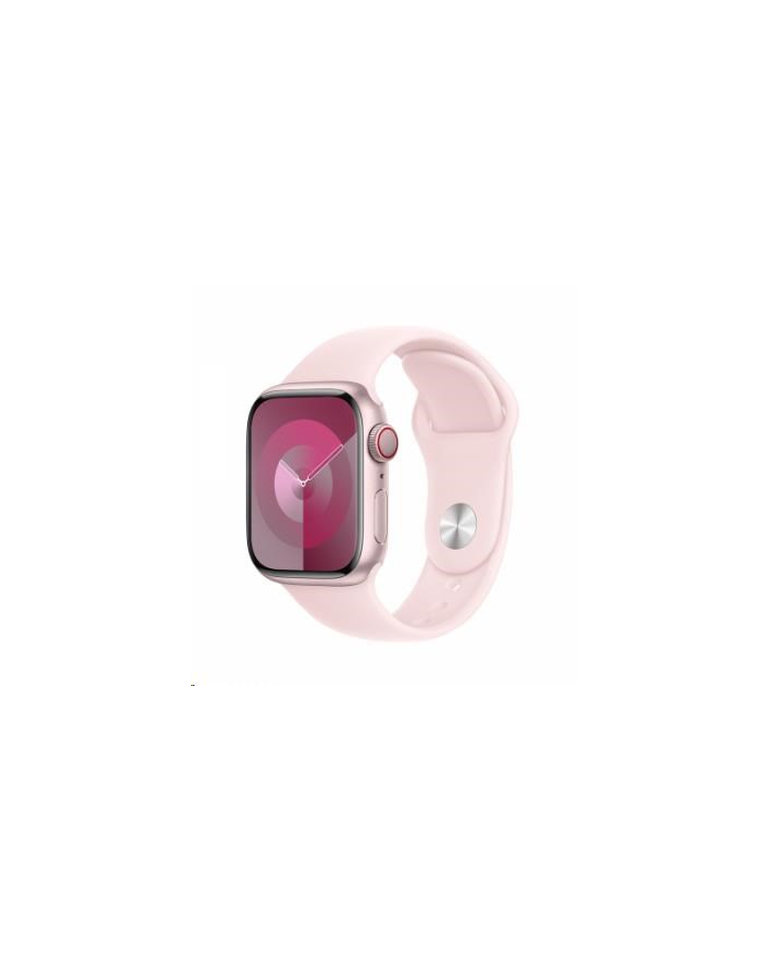 Apple Watch Series 9 GPS + Cellular Koperta 41mm Z Aluminium W Kolorze Jasnoróżowym Z Paskiem Sportowym W Kolorze Jasnoróżowy (MRHY3QCA) główny