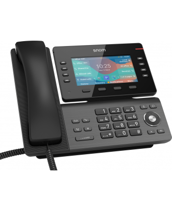 Snom D862 5'' telefon VoIP Czarny LCD 2xLAN/8xSIP/USB