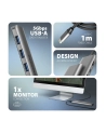 axagon HMC-5H Wieloportowy hub USB-C 3.2 Gen 1, 3x USB-A, 4K HDMI, PD 100W, 100cm USB-C kabel - nr 30
